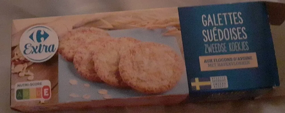 Galettes suedoises aux flocons d'avoine