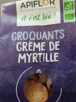 croquants crème de myrtille