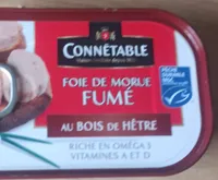 Foie de morue fumé au bois de hetre