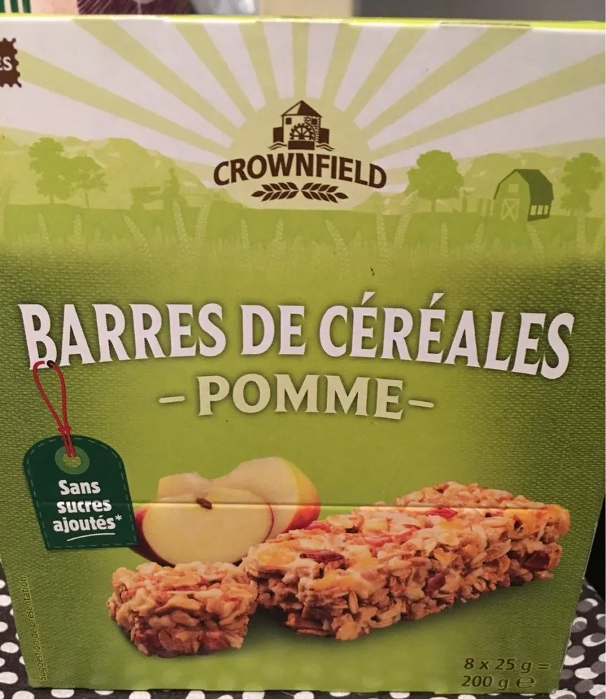 Barres de cereales "pomme"