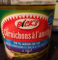 Cornichons à l'aneth et à l’ail