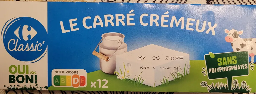 Le carré crémeux x12
