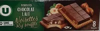 Biscuit chocolat lait U