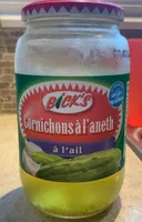 Cornichons à l’aneth à l’ail