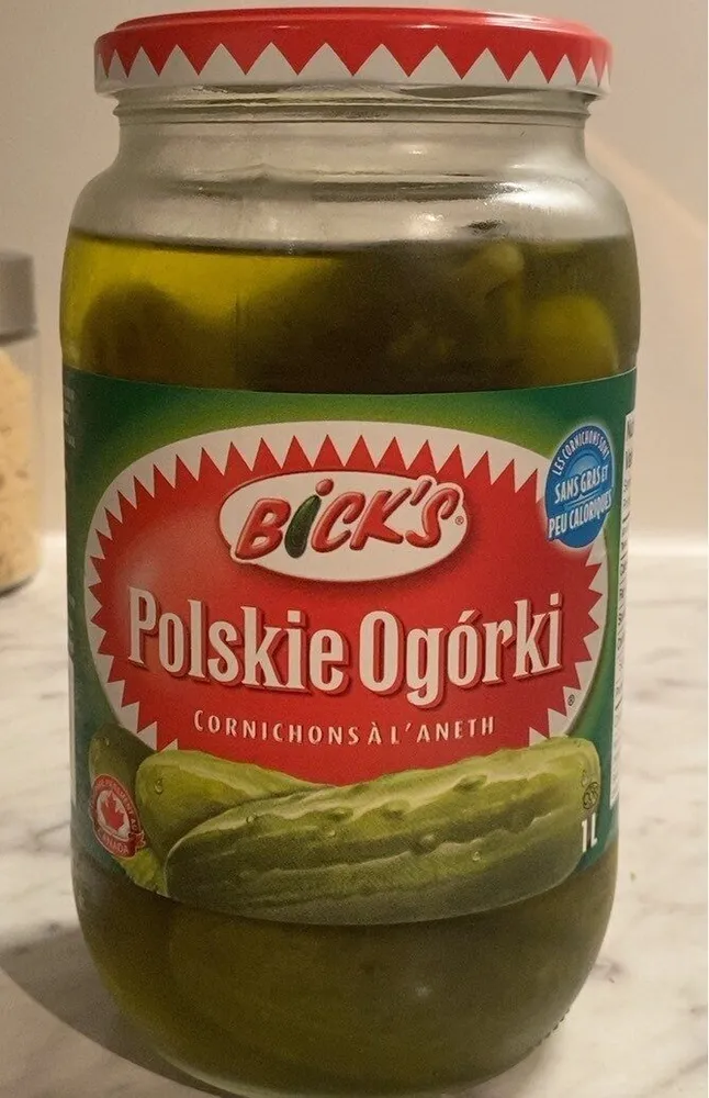 Cornichons à l’aneth polskie ogorki