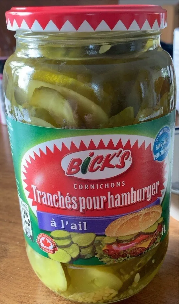 Hamburger Slices Garlic Pickles