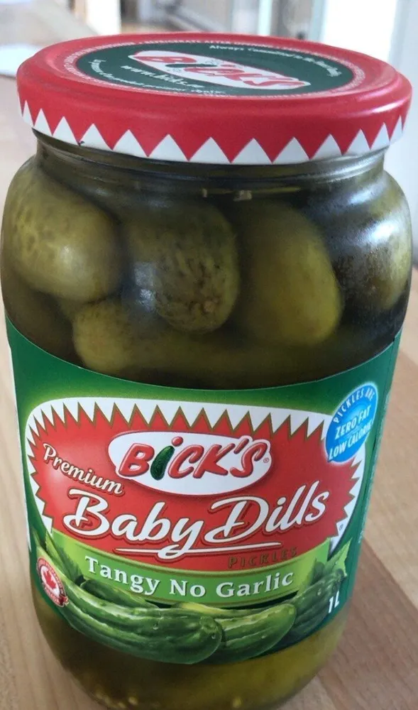 Cornichons à l’aneth sans ail