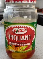 Cornichons marinades piquantes