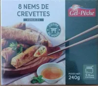 8 nems de crevettes