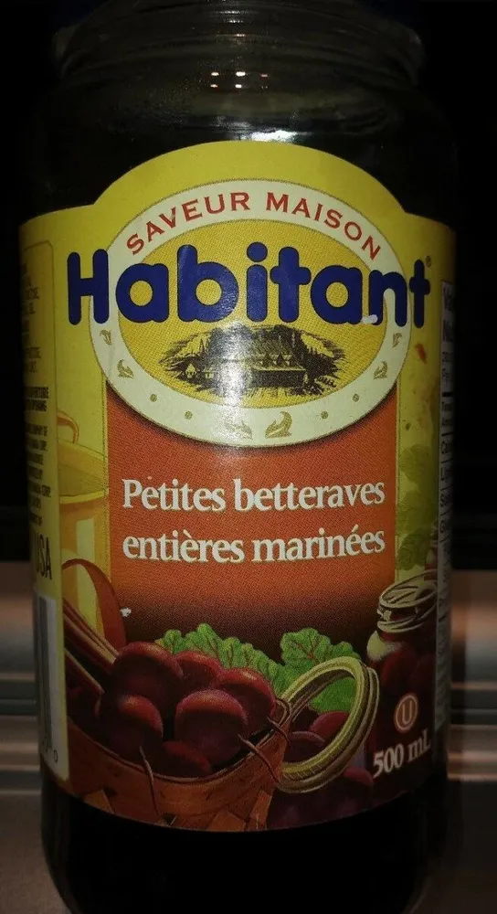 Betteraves entières marinées
