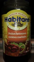 Betteraves entières marinées