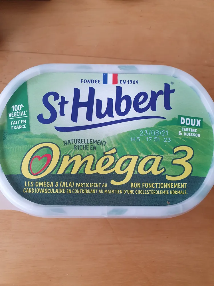 St Hubert omega 3 doux tartine et cuisine