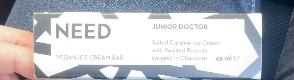 Vegan ice cream bar