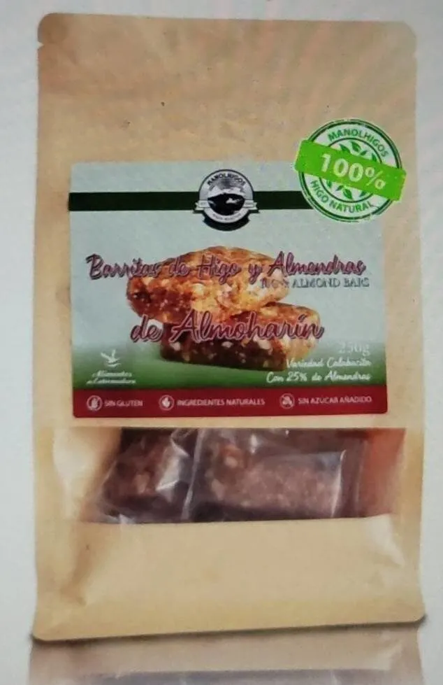 Barritas de higo y almendras