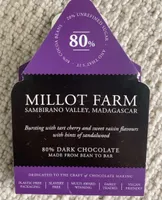 Millot Farm 80% Dark Chocolate