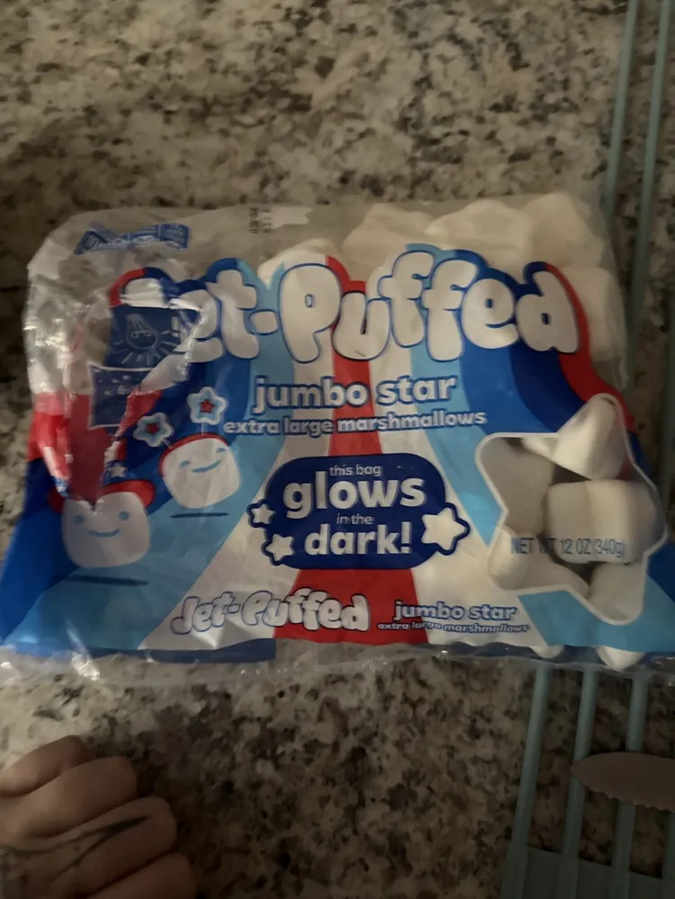 Jet Puffed Jumbo Star, Extra Large Marshmallow