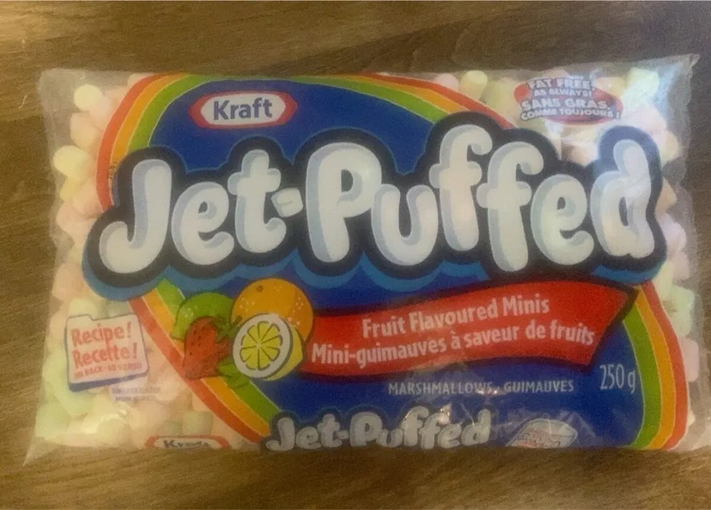 Jet-Puffed fruit flavoured minis