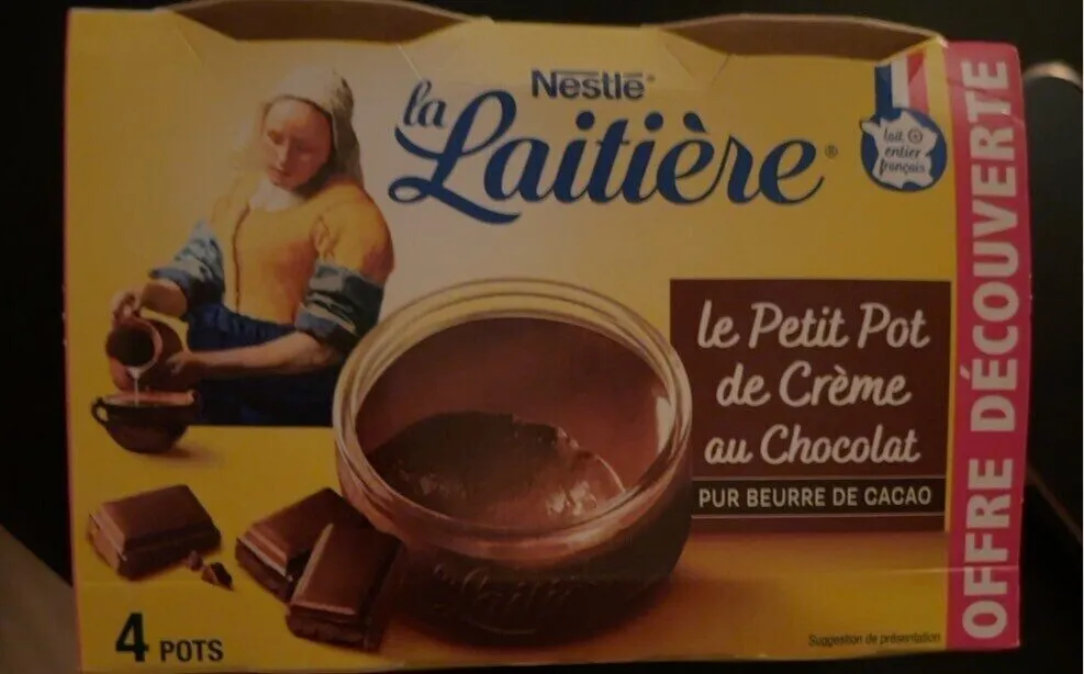 Le petit pot de crème au chocolat