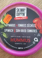 Hummus épinards et tomates séchées
