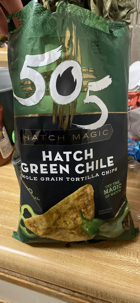 Hatch Green Chile Whole Grain Tortilla Chips