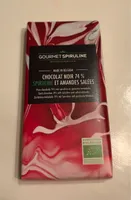 Chocolat noir Spiruline Amandes