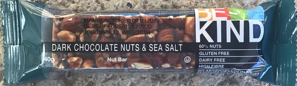 Dark chocolate nuts & sea salt