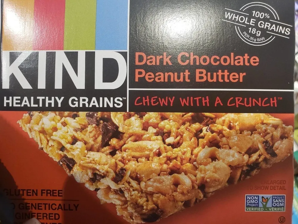 Healthy Grains Bar Peanut Butter Dark Chocolate