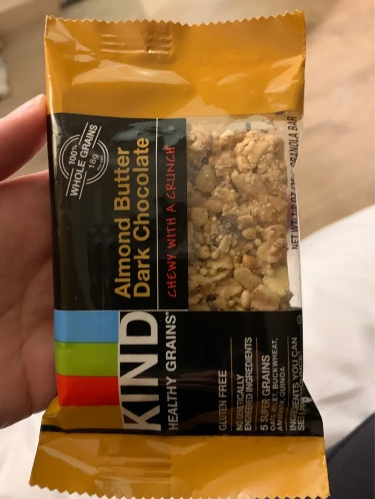 Healthy Grains Bar Almond Butter Dark Chocolate