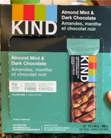 Kind Almond Mint and Dark Chocolate nut bar