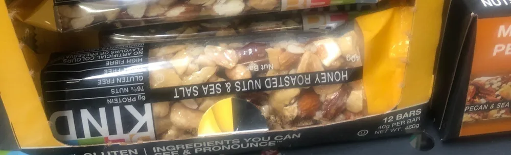 Roasted nuts and sea salt