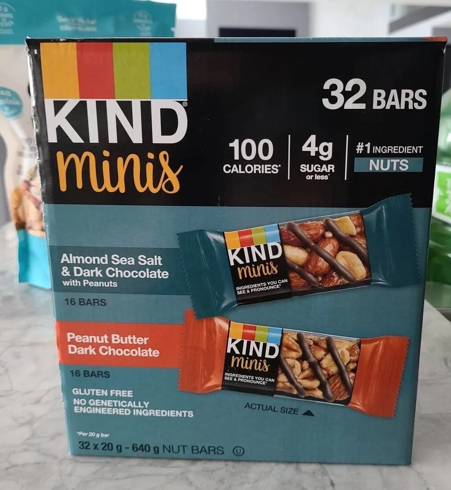 Almond Sea Salt and Dark Chocolate with Peanuts Mini