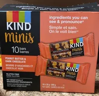 Kind minis beurre darachide et chocolat noir