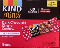 Minis Bar Dark Chocolate Cherry Cashew