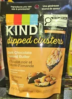 dipped clusters Dark Chocolate Almond Butter