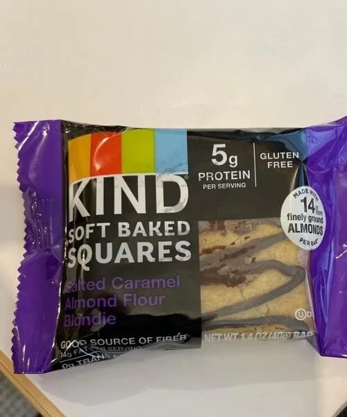 Salted Caramel Almond Flour Blondie