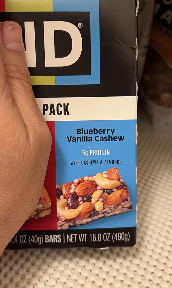 Blueberry vanilla cashew