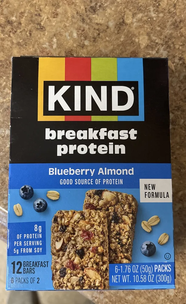 breakfast protein Blueberry Almond