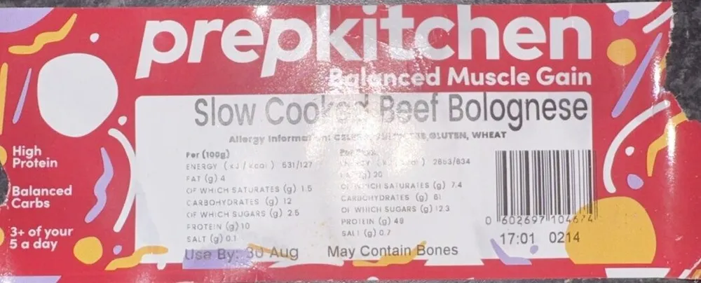 Slow Cooked Beef Bolognese