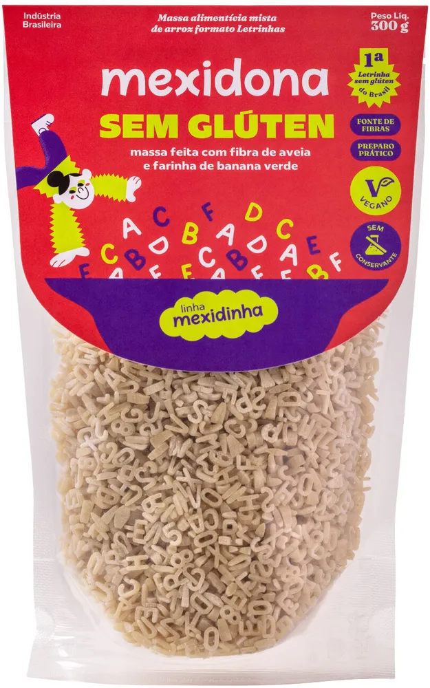 Macarrão de Letrinha Sem Glúten