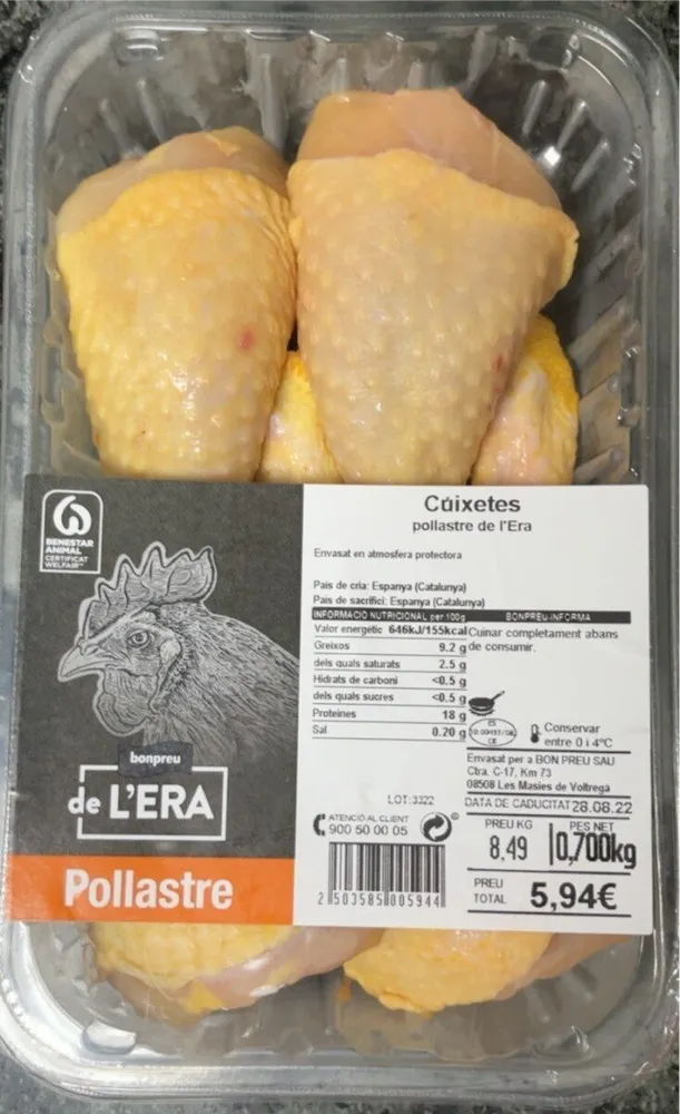 Cuixetes pollastre