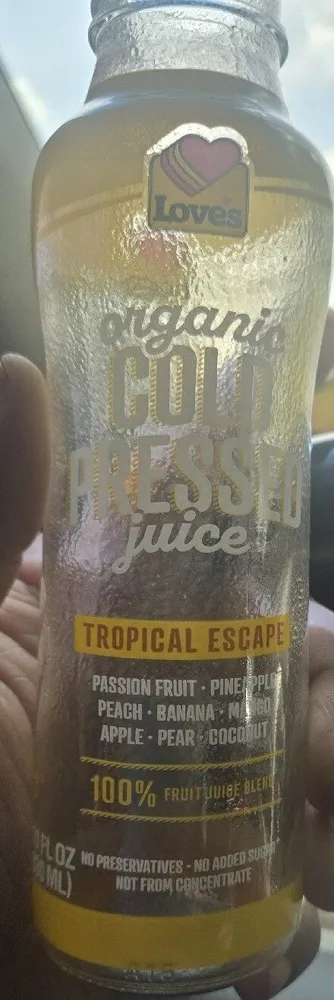 Cold Pressed Juice Tropical Escape