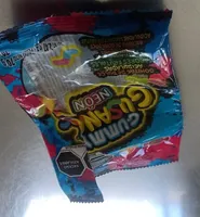 Gummy gusanos neón