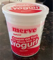 Merve whole milk yogurt