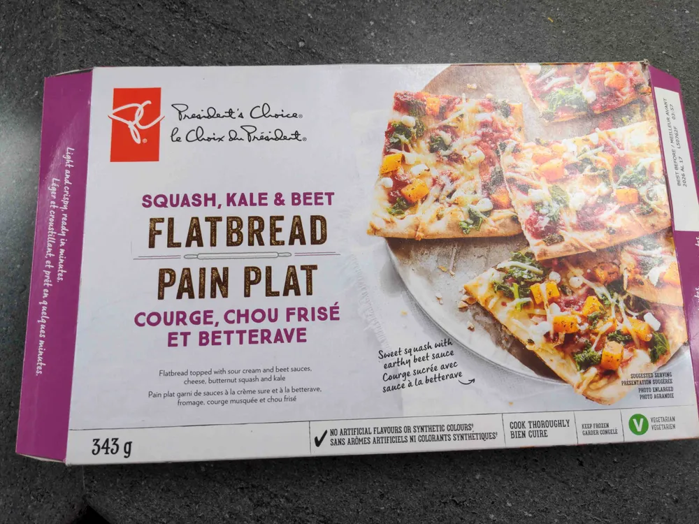 Squash Kale & Beet Flatbread