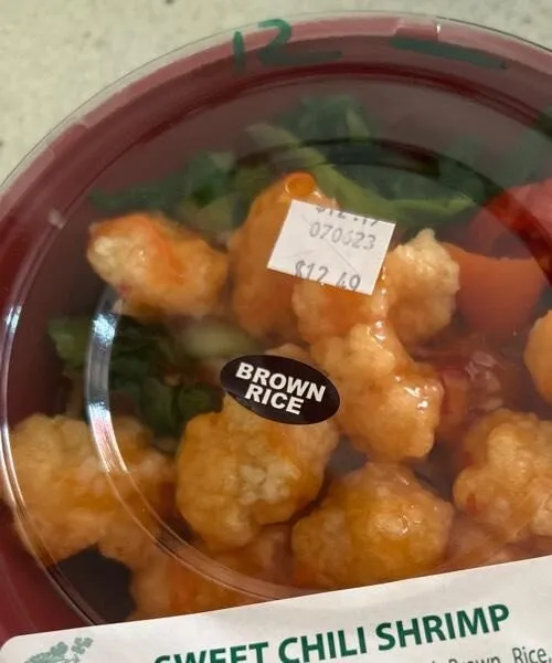 Sweet chili shrimps