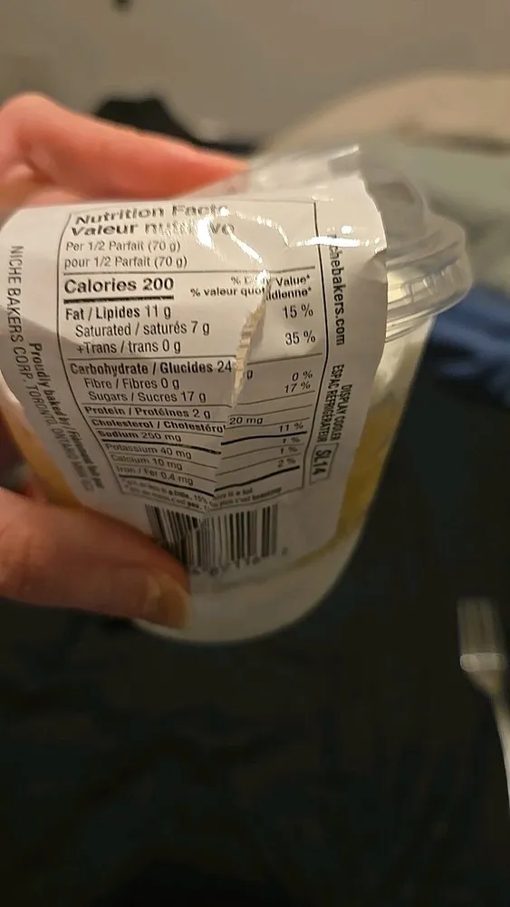 Charlotte's lemon parfait
