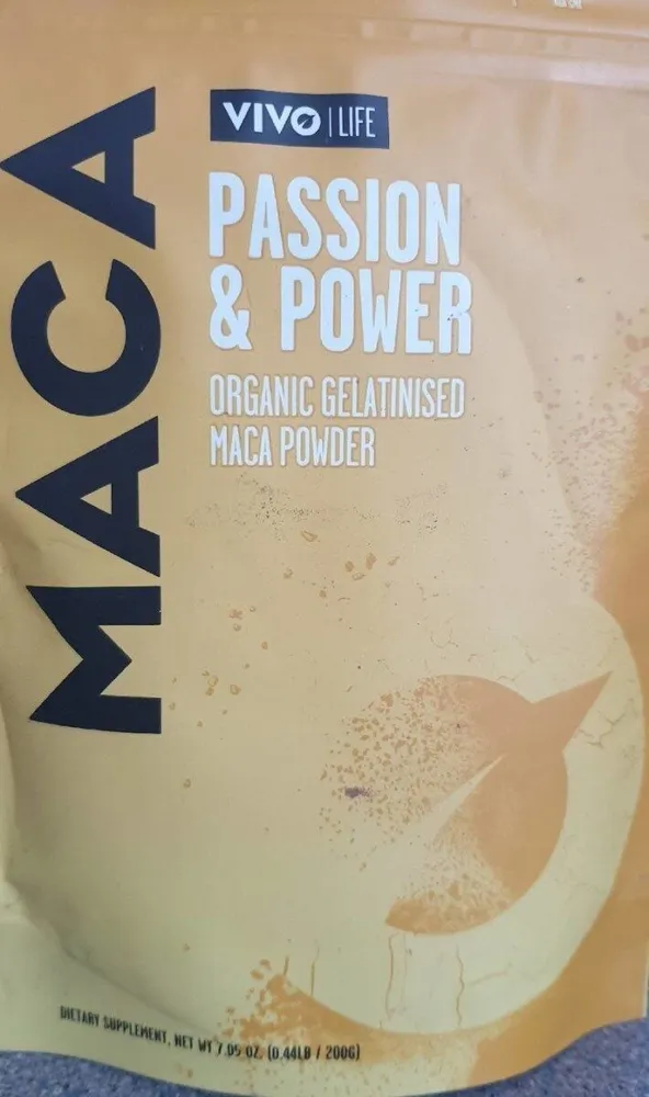 Organic gelatinised Maca powder