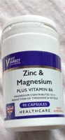 Zinc & magnesium plus vitamin b6