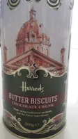 Butter biscuits chocolate chunk Harrods