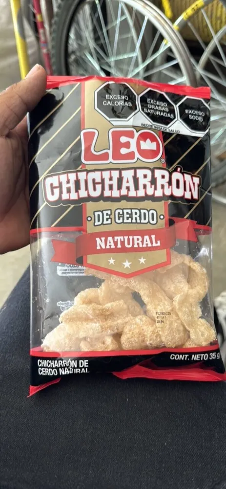 CHICHARRÓN DE CERDO NATURAL